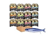 Sheba Perfect Portion Variety Pack of Four (4) Flavors Roasted Chicken, Gourmet Salmon, Tender Turke