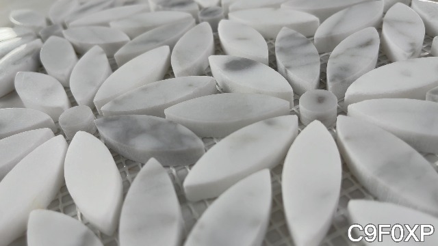 TIDE BLOOM nap, 2021 大理石 White Marble vesuvio_3x12_brick_field_napol