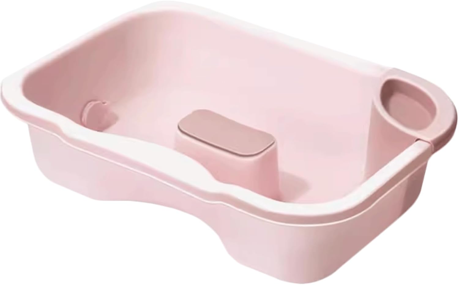 Hair Wash Tub Rectangular Plastic Hair Washing Basin Hair Rinse Basin Wash Hair in Bed Shampoo Bowl for Elderly People Disabled Injured Hair Wash Tray