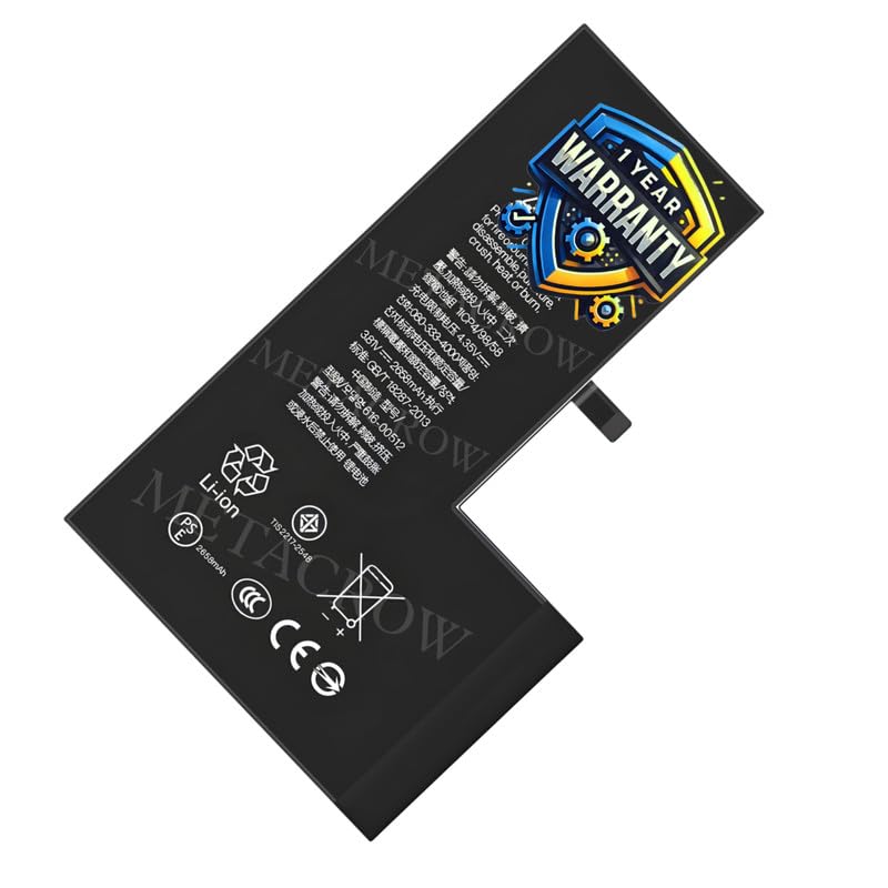 Image of Original Battery Compatible for iPhone Xs (A2097, A1920, A2100, A2098) - (2658mAh) - 1 Year Warranty
