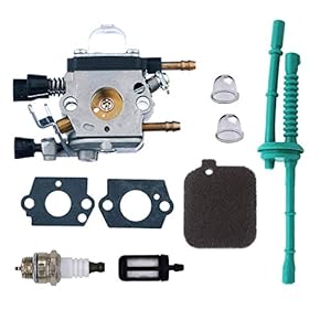 OxoxO Compatibel met Carburateur Carb Kit met Primer Lamp Luchtfilter Brandstoffilter Lijn Compatibel met Stihl BG45…