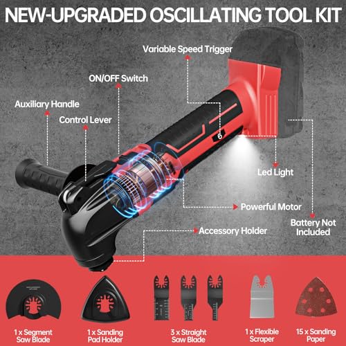 Cordless Oscillating Tool for Milwaukee 18V
