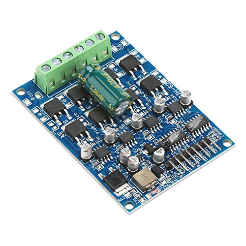 DC Brush Motor Controller, DROK 16A Dual Channel H Bridge Motor Driver Brushed Board DC 5V-36V Motor Drive Control Smart Car PWM Speed Regulator