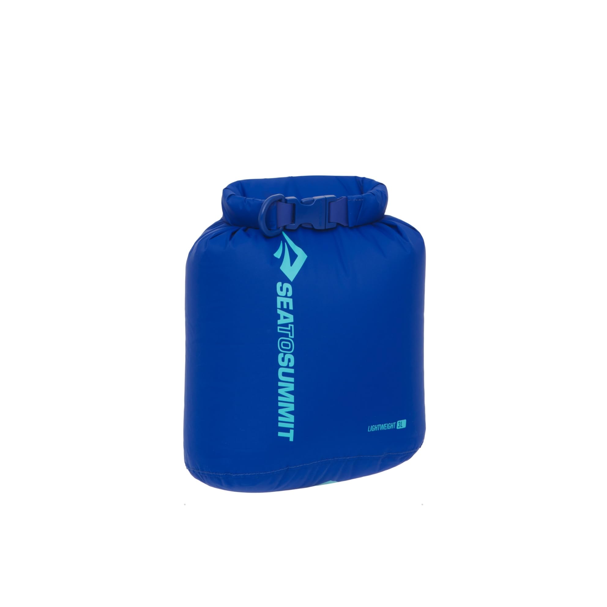 Sea to Summit - Lightweight Dry Bag XS 3L - Waterproof Storage - Roll-Top Closure - Recycled Fabric - Base Lash Point & D-Ring - For Backpacking & Kayaking - 17 x 13.3 x 21.3cm - Surf Blue - 45g