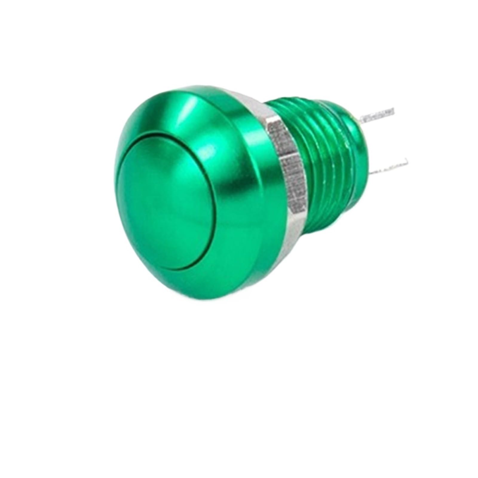 Wyłącznik Zapłonu 1/10/50 szt. 8 mm wodoodporny chwilowy metalowy dzwonek do drzwi z automatycznym rozruchem silnika i rozrusznikiem(Green,50PCS)