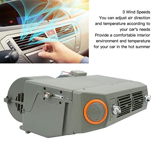 Conjunto de Acondicionador de Aire, Ajuste de Temperatura de 3 Velocidades bajo el Tablero AC para Coches Camiones RVs Campers (12V)