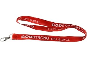 Christian Religious Ephesians 6:10-11 Prayer Bible Verse Jewelry Lanyard Badge Holder ID...