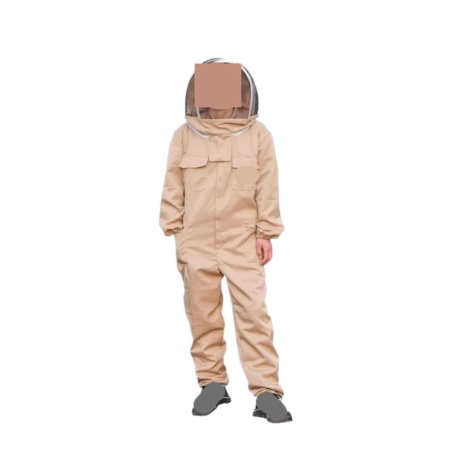 Sprzęt pszczelarski, Kombinezony Pszczelarskie Oddychające, Ochronne Pogrubione, Odzież Ochronna, Sprzęt Pszczelarski , dla Pszczelarza(Apricot color,L)