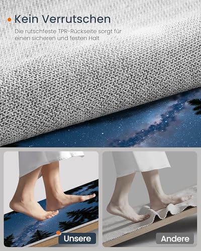 Tapis rond antidérapant et absorbant lavable en machine de 100cm