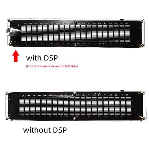 Ecualizador DSP de Espectro Musical con Luces LED, Modo Múltiple, Captación de Voz, Carcasa de Acrílico, Rango de Frecuencia 50 Hz - 20 kHz (sin DSP) miniatura 5