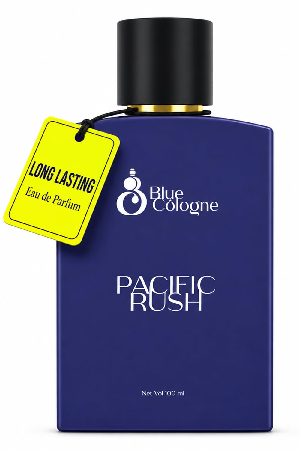 BLUECOLOGNE Pacificrush Eau De Parfum 100ml | Long-Lasting EDP Perfume Spray | Mint, Grapefruit, Pineapple & more | Unisex Luxury Scent for Men & Women | Premium Gift for Every Occasion (Pack of 1)