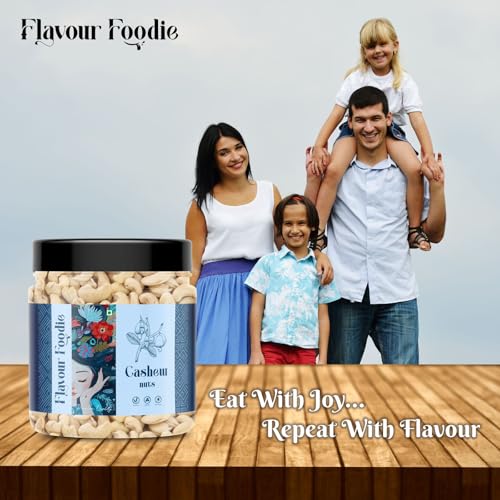 Image of Flavour Foodie Premium Cashew Nuts 250gm | Kaju Nut Dry Fuits | Natural & Crunchy Premium Whole Cashews | Gluten-Free Healthy Snack | Nutritious & Delicious Gift