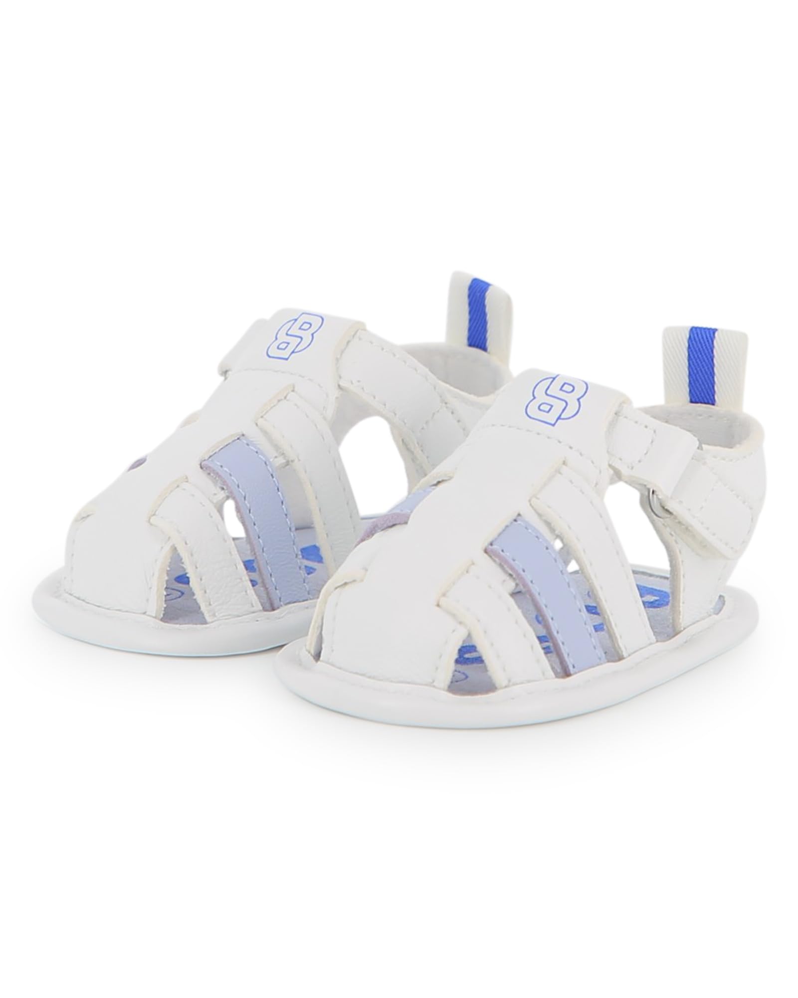 BOSS Sandali Neonato, Blu, 17