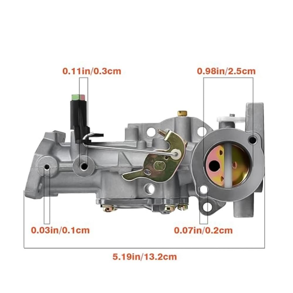 Kit de carburador 498298 495951 Apto for cortacésped 491588S | Ajuste for el reemplazo de piezas de cortacésped del motor con filtro de aire 491588S