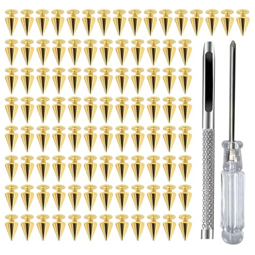 UncleS 100 PC Niveles de cono de Screwback de moda para