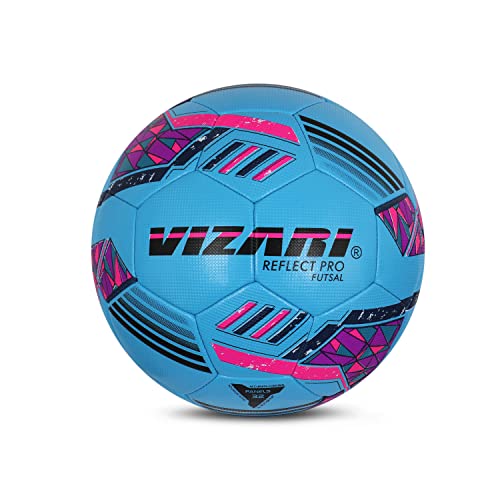 Vizari Reflect Pro Soccer Ball Size | Hand-Stitched Shiny TPU Cover | Perfect Youth Soccer Ball for...
