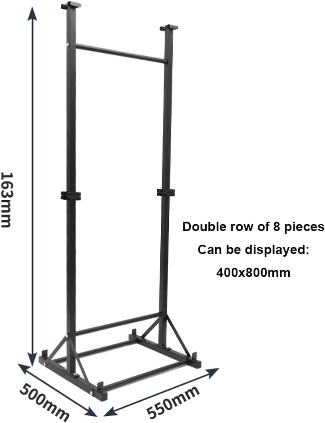 Floor tile sample rack,Double-Sided Metal Floor Tile Display Rack - Ceramic Sample Stand for Exhibition Halls, Showrooms, and Trade Shows, Perfect for Effective Tile Presentations and Market