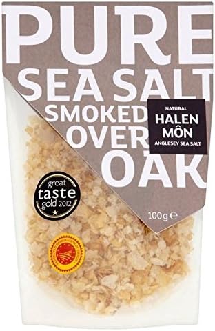 Halen Mon Oak Smoked Sea Salt PDO 100g - Pack of 6