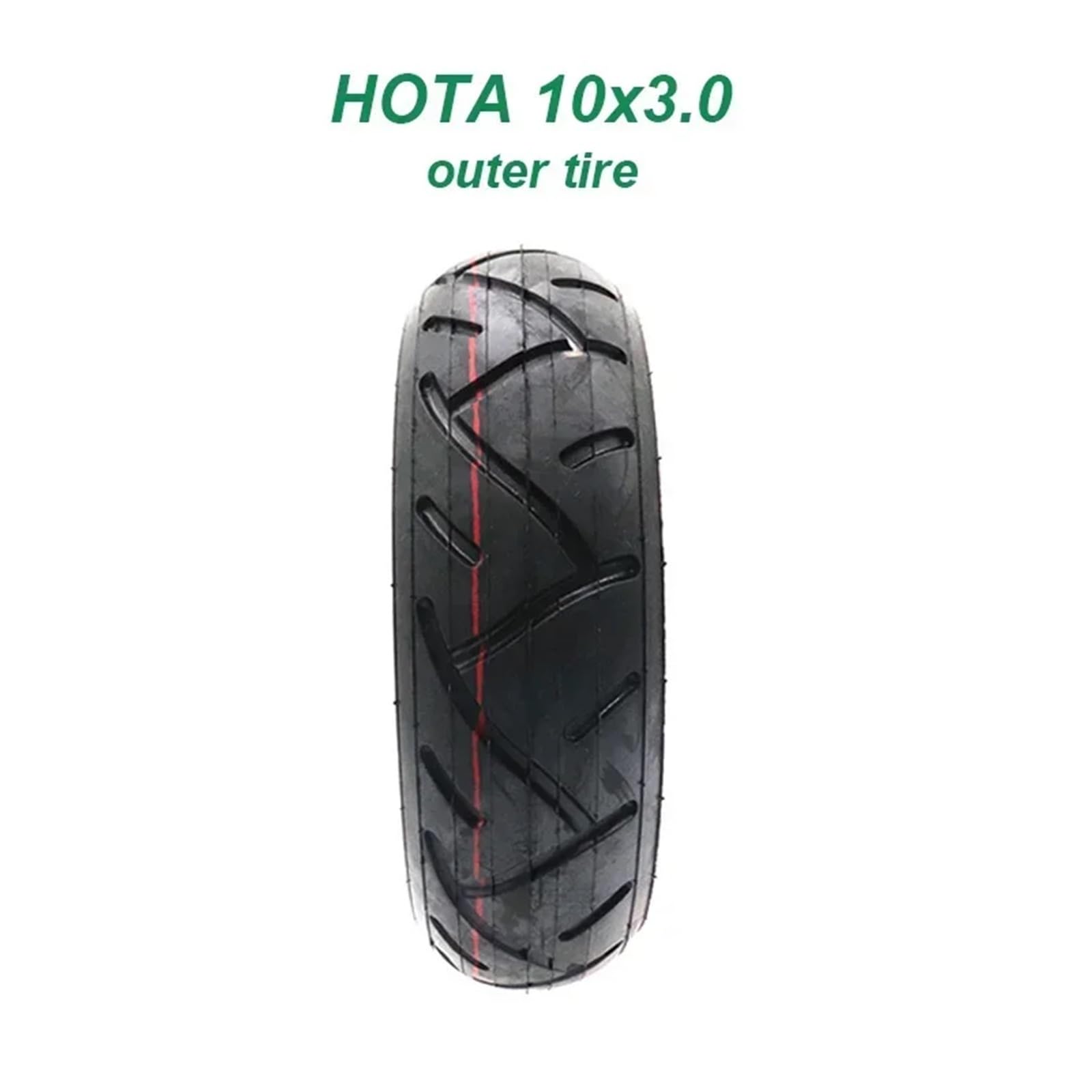 Camera d'Aria Monopattino Elettrico Pneumatico 10x3.0, Pneumatico Esterno da 10 Pollici, Camera d'Aria 10x2.50 for Monopattino Elettrico(Tube Outer Tire 90D)