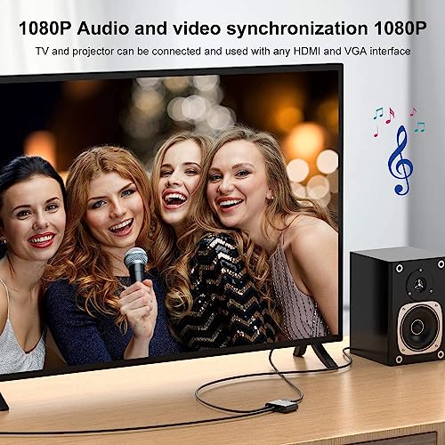 Image of NEXSA VGA to HDMI Adapter, Dual Display 1080P VGA Splitter Converter with Charging Cable and 3.5mm Audio Cable for Computer, Desktop, Laptop, PC, Monitor, Projector and More