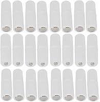 Vista 7 de Convertidor de adaptador de batería para pilas AAA a AA, carcasa transparente con contactos metálicos en la parte inferior