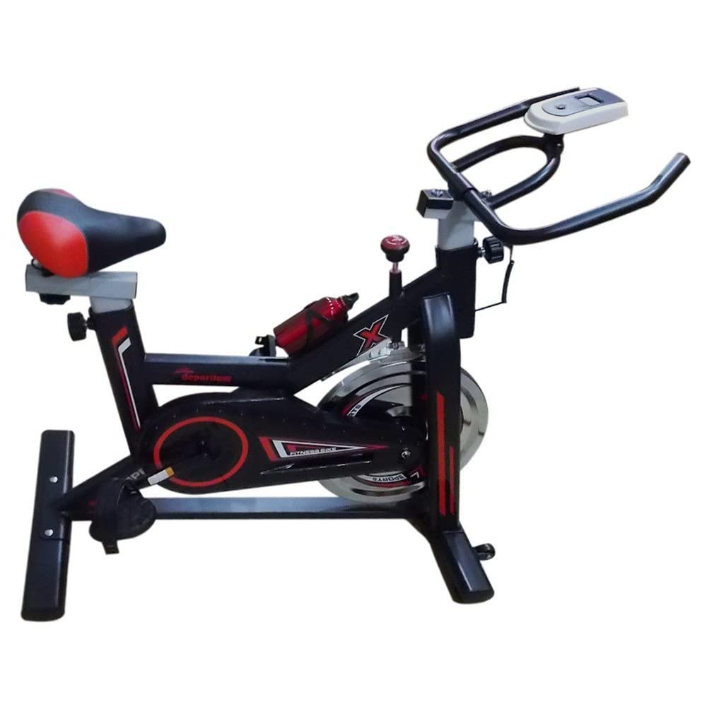 JIM SPORT Stationary Bicycle Spinning Bike Black 4 Resistance Levels