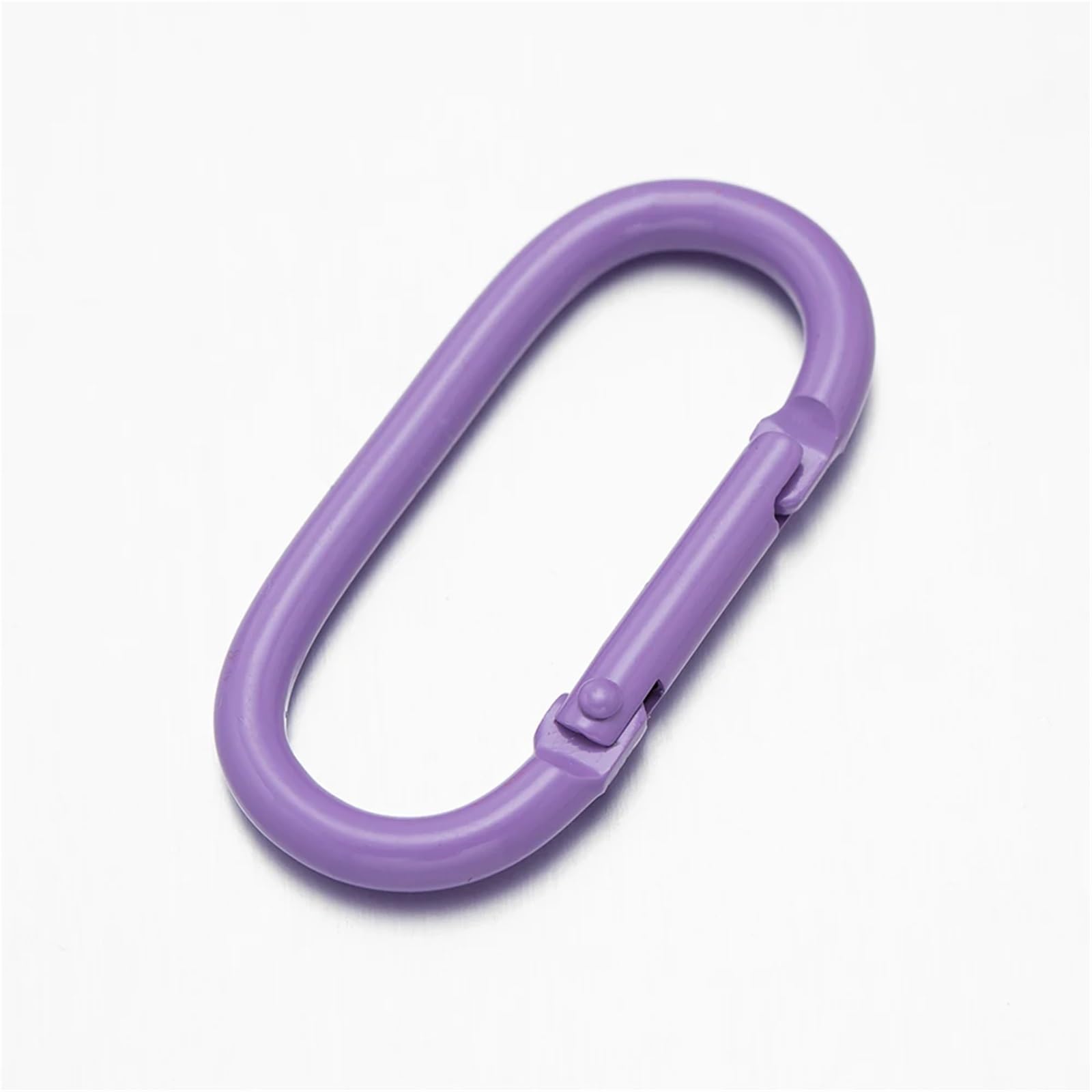 Lot de 35 mousquetons pour porte-clés - Anneaux de connecteur - Pour fabrication de bijoux - Accessoires pour lanière de porte-clés de voiture