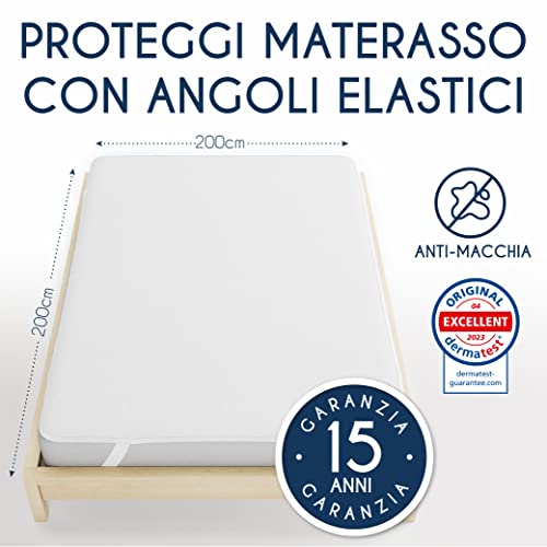Dreamzie Coprimaterasso 200x200 cm - Made in EU &