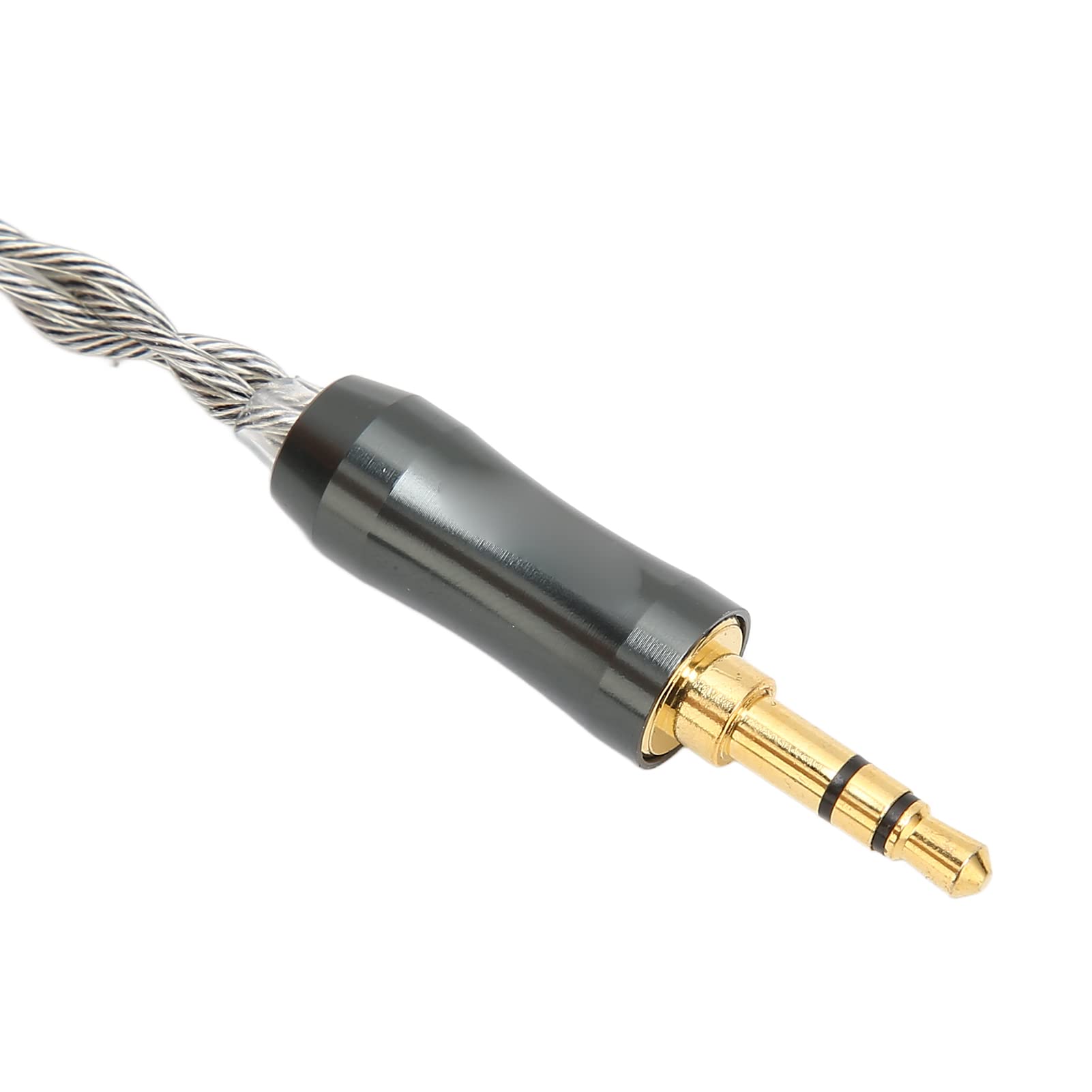 Cable de Repuesto para Auriculares, Trenzado Híbrido Detalle de Sonido Superior, Trenzado Planetario Escuche Más Detalles, Desorden de Balance Adecuado para Todos Los Reproductores de Música con Conec