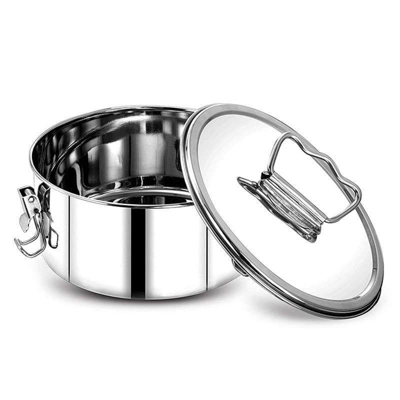 Flan Mold with Lid Flan Pan Flanera Mold, Stainless Steel Flan Mold with 4 accessories Flanera Flan Maker Quesillera Molde Para Flan, Flaneras Moldes Con Tapa (Flan Pan 7.5'')