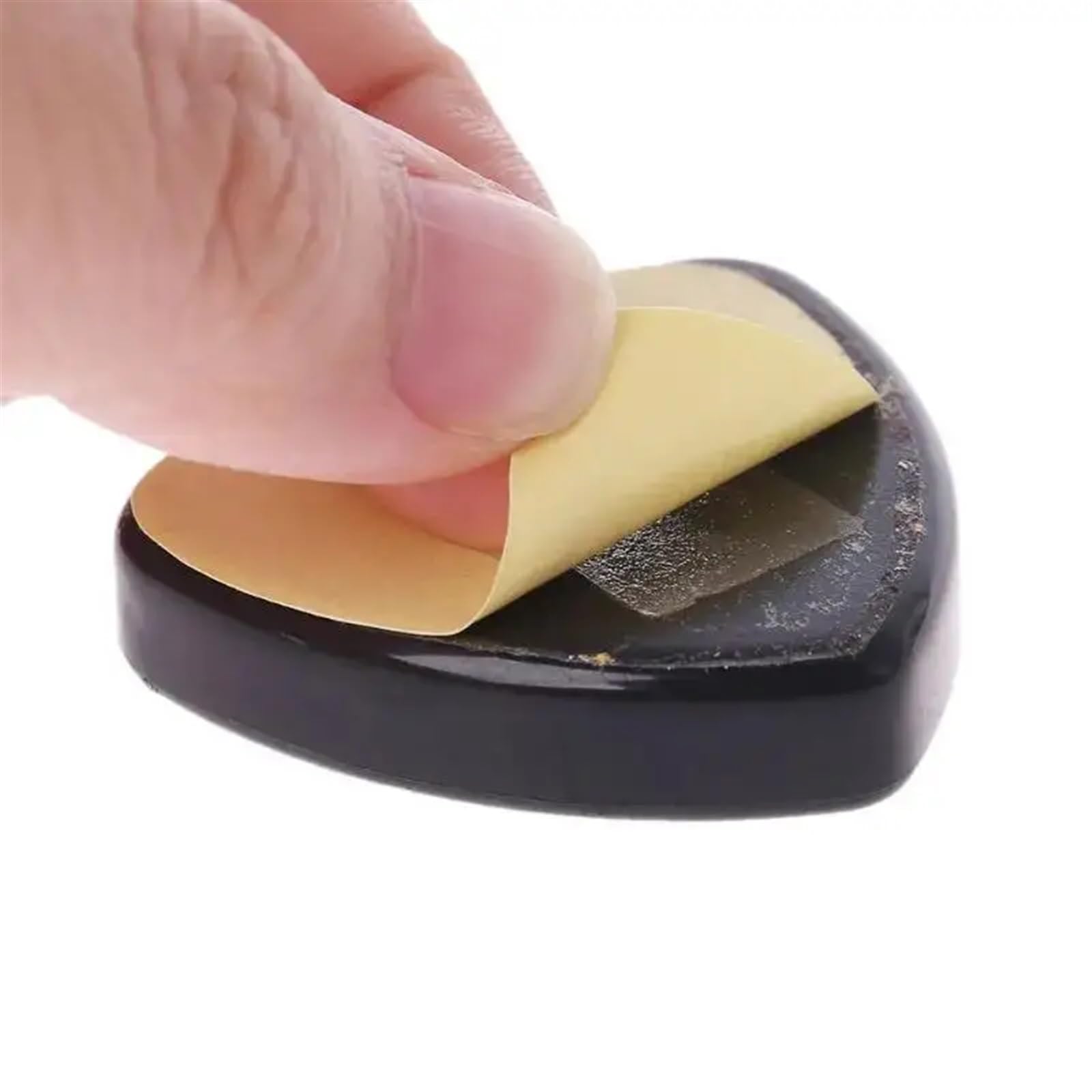 Portapúas de Guitarra, Soporte for púas de Guitarra, 10/50/100 Uds., Forma Triangular autoadhesiva for acústica(100pcs)