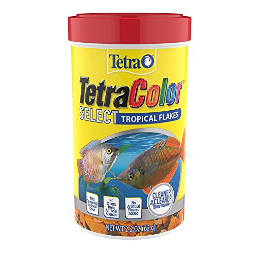 Tetra TetraColor Select Tropical Flakes, 2.2 oz.