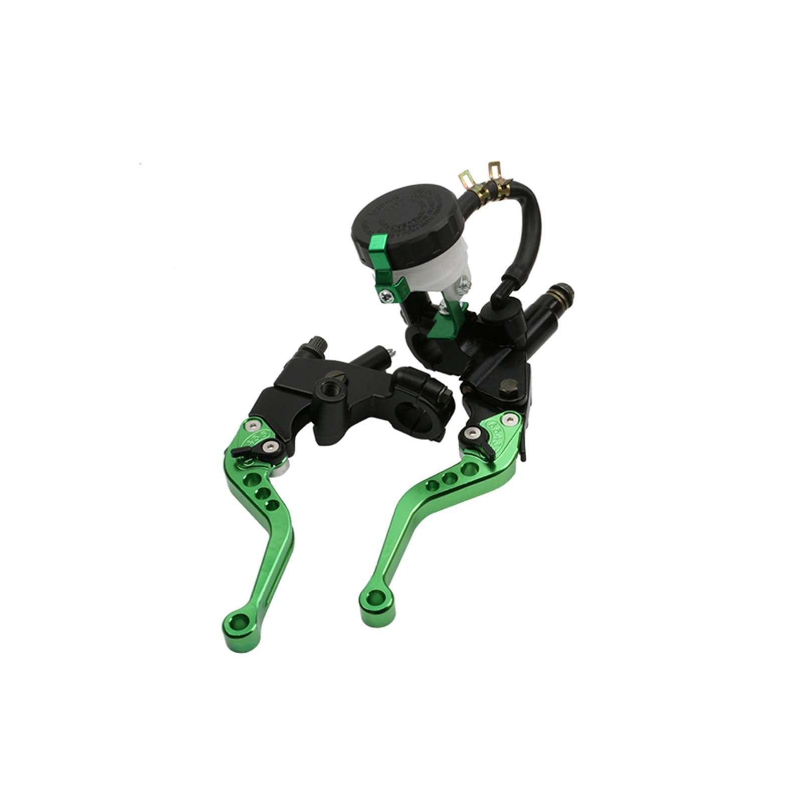 Hxjthbvcf Green Motorcyle Universal 7/8" 22Mm Cnc Aluminum Motorcycle Adjustable Clutch Brake Pump Lever Hydraulic Master Cylinder For 250Cc-500(Green)