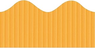 Bordette Scalloped Decorative Border P37074, 2-1/4" x 50', Sunset Gold, 1 Roll