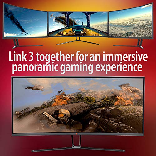 Image of Deco Gear 35 inch Curved Ultrawide E-LED WQHD Gaming Monitor, 21:9 Aspect Ratio, Immersive 3440x1440 Resolution, 100Hz Refresh Rate, 3000:1 Contrast Ratio (DGVIEW201)