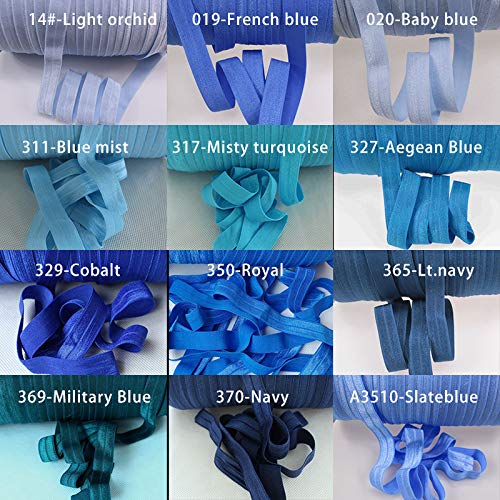 Ruban élastique Repliable De 5 Yards 16MM, Bandes élastiques De 5/8 Pouces Pour Couture, Accessoires Pour Vêtements De Bricolage, Nœud Pour Cheveux