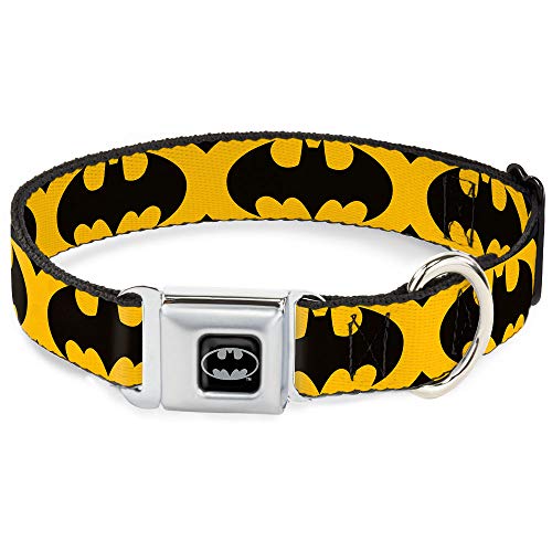 Buckle Down Bmq Batman Full Couleur Noir/Argent Collier de Chien