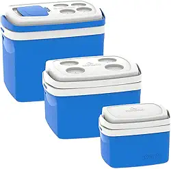 Combo Caixa Térmica Tropical 32L/12L/5L, Soprano, 0700, Azul, Grande