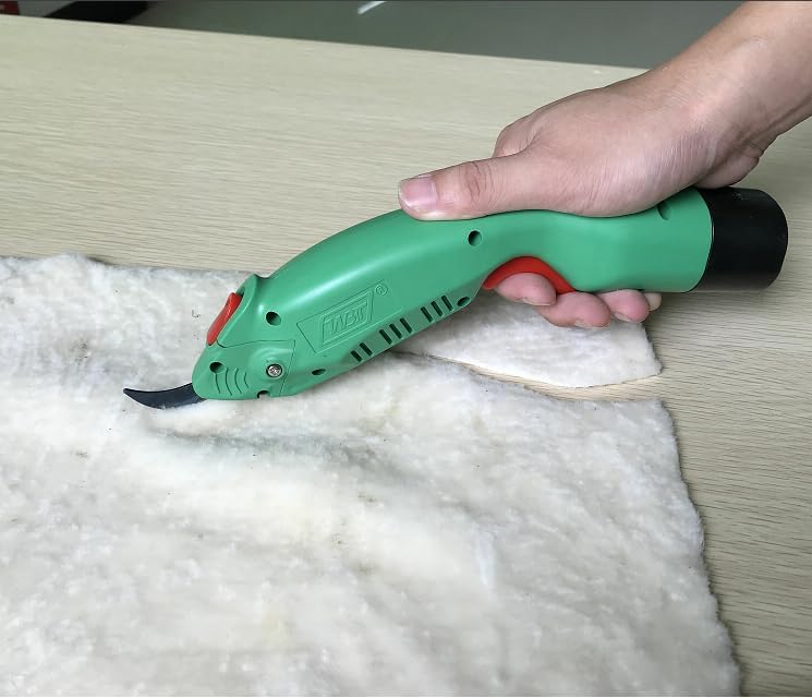 Power Carpet Straight Electric Cutter Portable Electric Scissors with 5000mAh chargble Battery