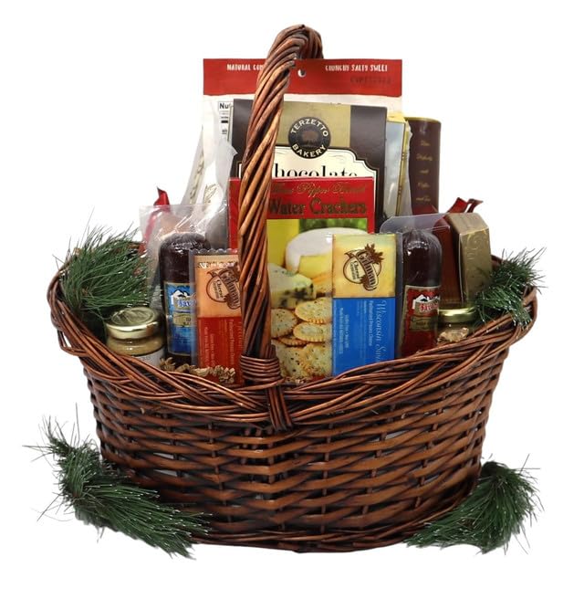 Miniatura 2 de Gift Basket Village Home For The Holidays Cesta de regalo de Navidad (grande)