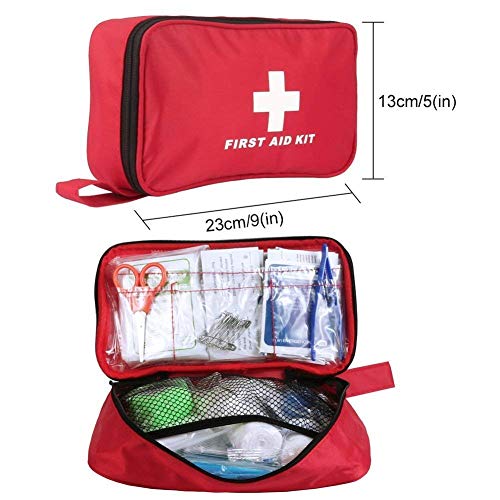 Kit di Primo Soccorso 180 Pezzi, Kit di Pronto Soccorso Compatto Professionale, Coperte di Emergenza, Maschera CPR impermeabile per Casa, Auto, Campeggio, Escursionismo, Ufficio, Barca, Viaggio