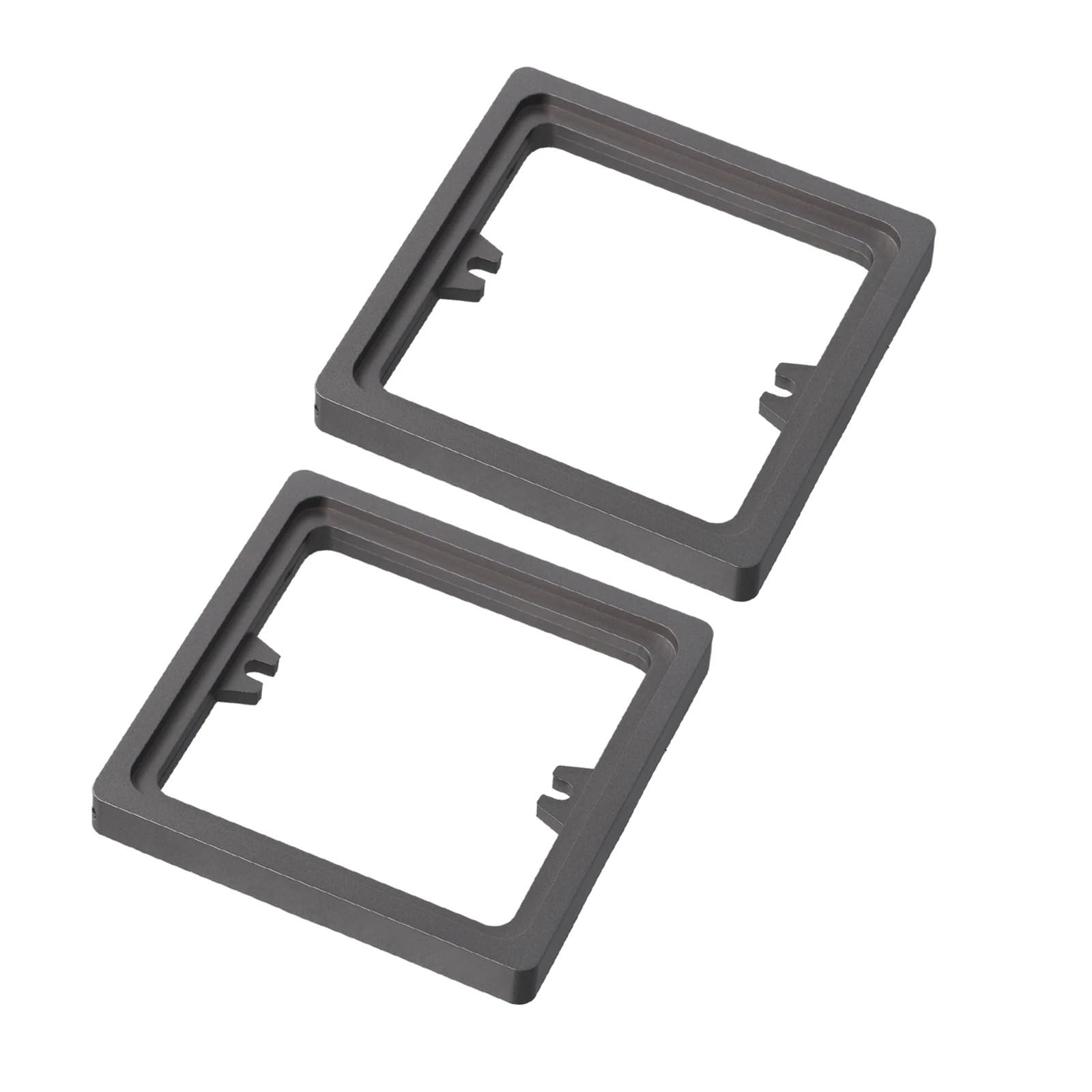 Access Panel Access Panel for Drywall 2pcs Switch Surround Plate Wall Decoration 10MM Single Socket Spacer Frame(Gray)