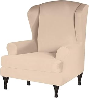 ULDIGI Capa De Cadeira Reclinável Capa De Cadeira Bege Para Cadeira De Restaurante Capa Protetora De Cadeira Capa De Assento Doméstico Capa De Cadeira De Jantar