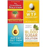 Ultramind solution, food wtf should i eat, eat fat get thin, blood sugar solution 4 books collection set