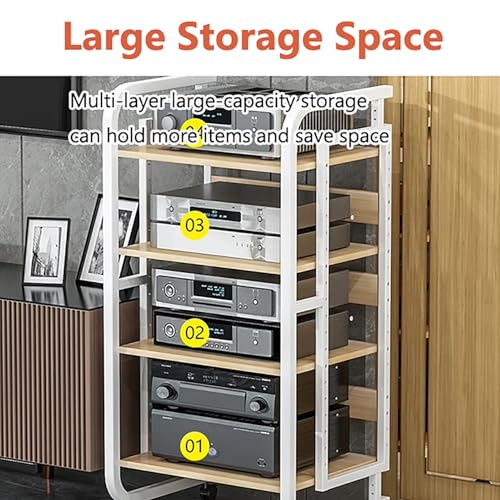 Armoire de rangement multimédia pour masquer les câbles - 6