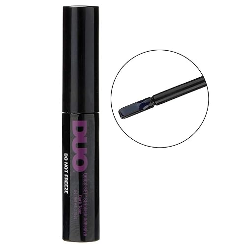 Miniatura 5 de Duo Adhesivo de pestañas postizas oscuras de ajuste rápido, se seca a la oscuridad, 0.18 onzas x 2 paquetes