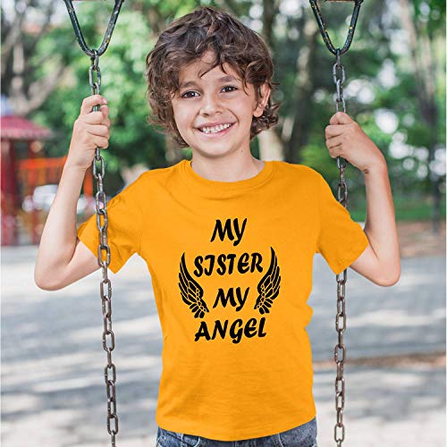 Image of Hangout Hub |Sibling Tshirts| Brother Sister Angel Hero | Set of 2