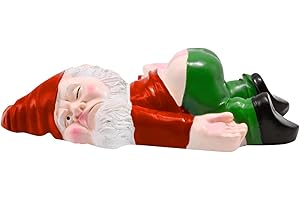 Naughty Christmas Statues Drunk Gnomes Outdoor Decorations