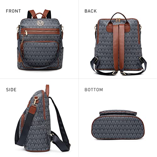 Mkp Collection Women Fashion Backpack Purse Convertible Large Ladies Rucksack Versatile Travel Shoulder Bags Handbag Set With Tassel  thumb #5