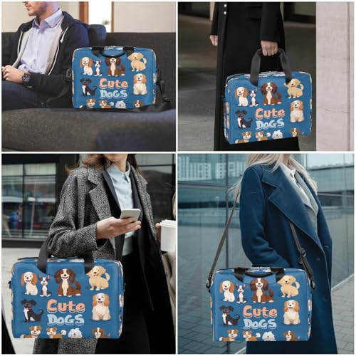 Maletín para portátil 16 pulgadas con patrón de perros miniatura 7